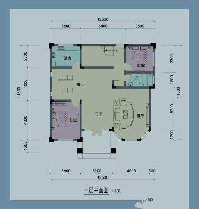 设计出来的房子也是为了能让你住的舒心,看得顺心。推荐一款两层半欧式别墅,八角窗+大露台,美观又适居