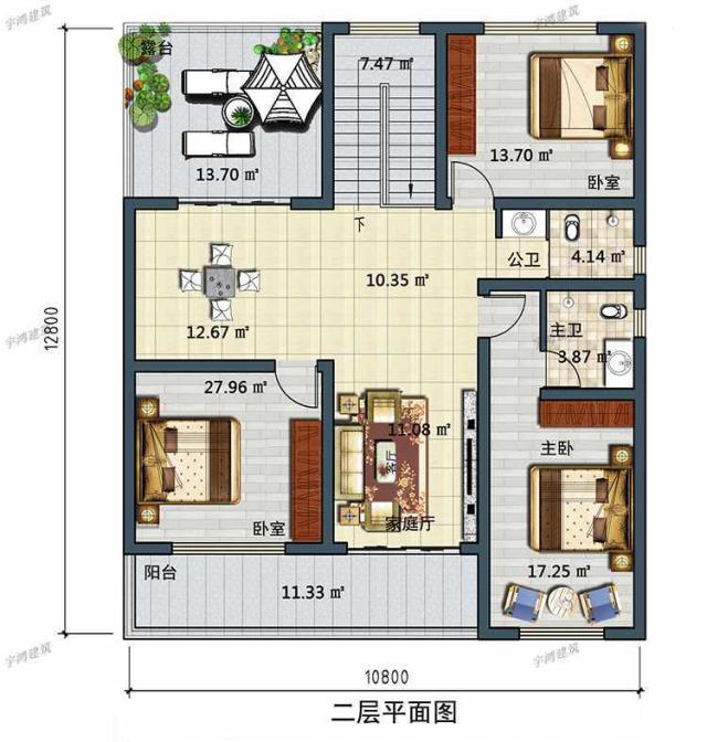 很多人在挣钱的时候会回家盖一栋小别墅，就像杨先生今天盖的二层别墅一样，也是一种美丽的回归。在村子里建别墅肯定会有面子。