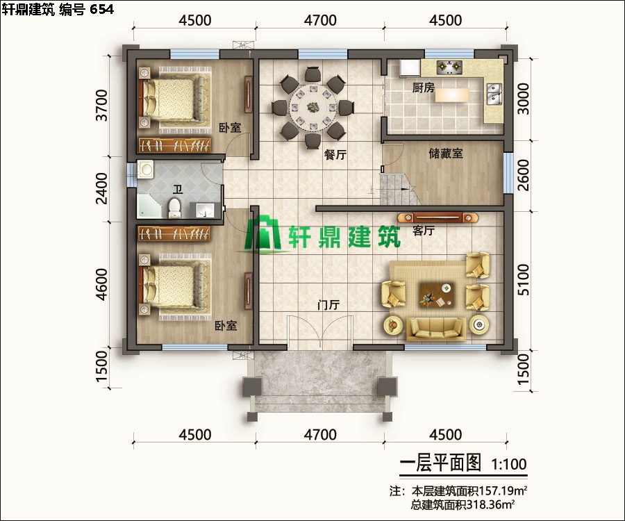 经典小二层欧式自建别墅施工图05.jpg