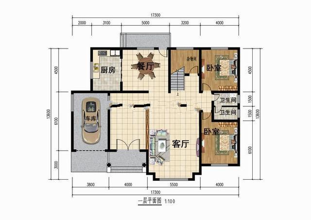 农村15万元二层建筑图