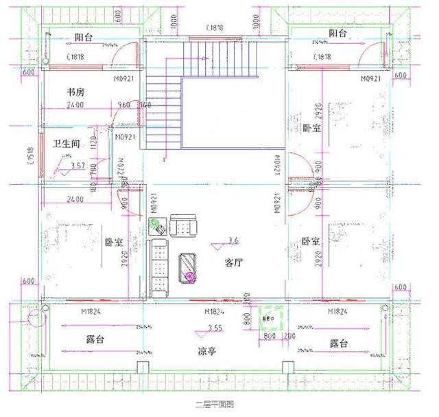 12米长的两层平房