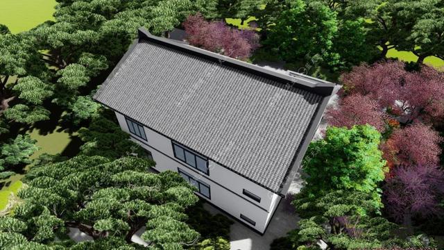 12.9mx14.5m简单经济农村别墅
