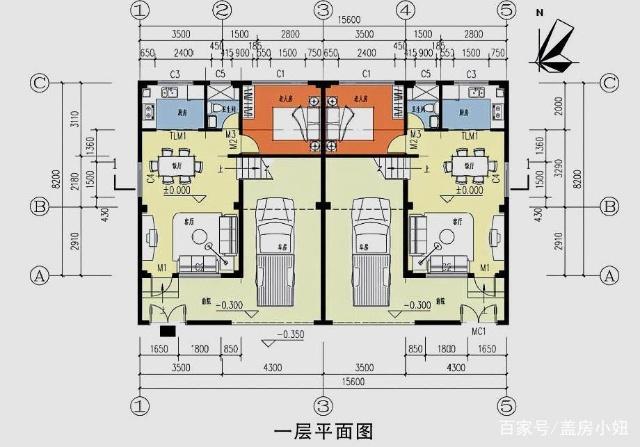 二层农村别墅设计图